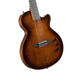 Cort Sunset Nylectric DLX Classical-Electro Guitar (Deluxe Tobacco Sunburst)