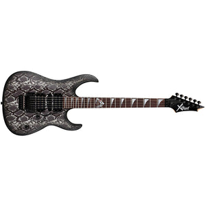 Cort X6 Viper Snakeskin Black Electric Guitar