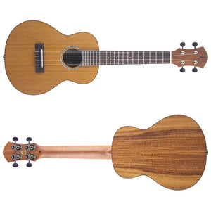 aNueNue C4E Hawaiian Dream Series Solid Top Concert Ukulele With Gigbag - Satin Natural (C4 / C4 E)