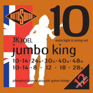 Rotosound JK30EL 12-Str Aco Str 10-48 Strings