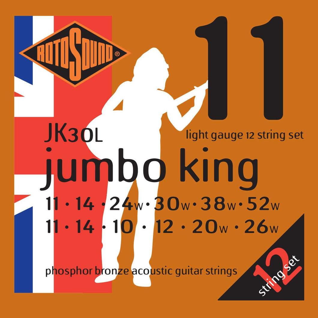 RotoSound JK30L 12-Str 11-52 Acoustic Guitar Strings
