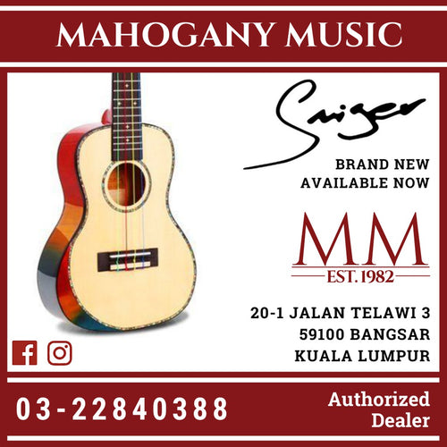 Smiger ARS-16 Natural Spruce Top 24 Inch Ukulele
