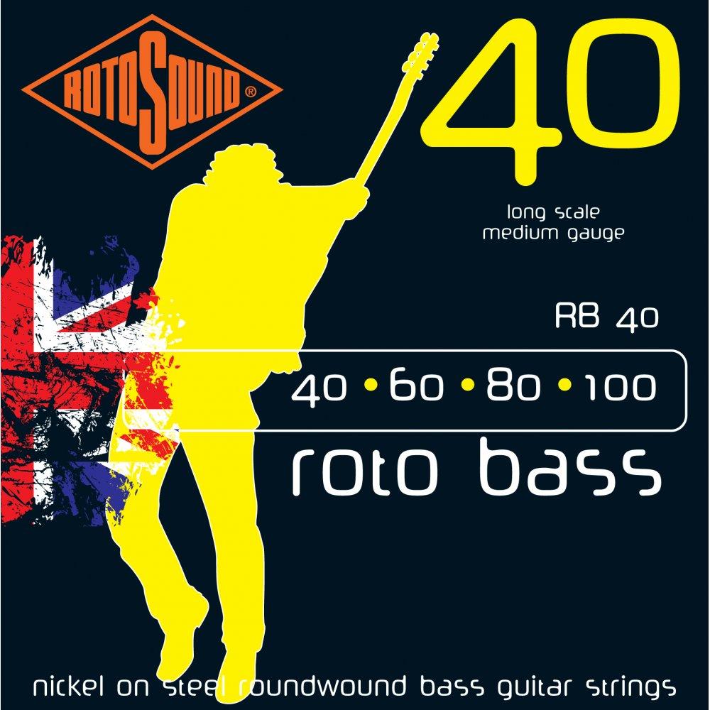 RotoSound RB40 4-Str 40-100 Bass Strings