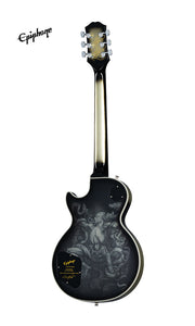 Epiphone Adam Jones Les Paul Custom Art Collection Electric Guitar - Ernst Fuchs' "Anti-Laokoon" - Antique Silverburst