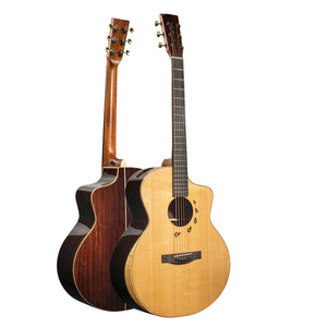 L.Luthier Eden S ar Solid Sitka Spruce Acoustic Guitar