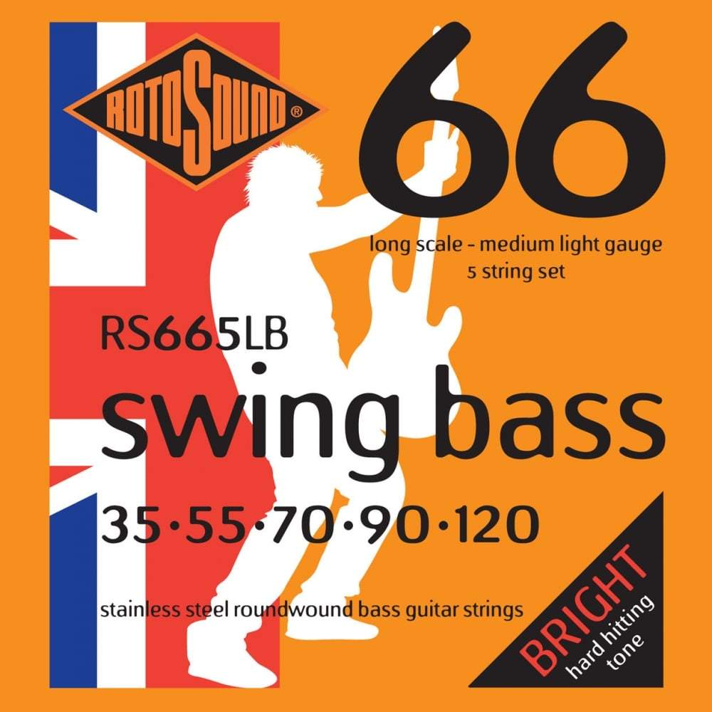 RotoSound RS665LB 5-Str Bass 35-120 Strings
