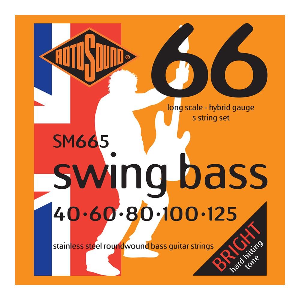 RotoSound SM665 5-Str Bass 40-125 Strings