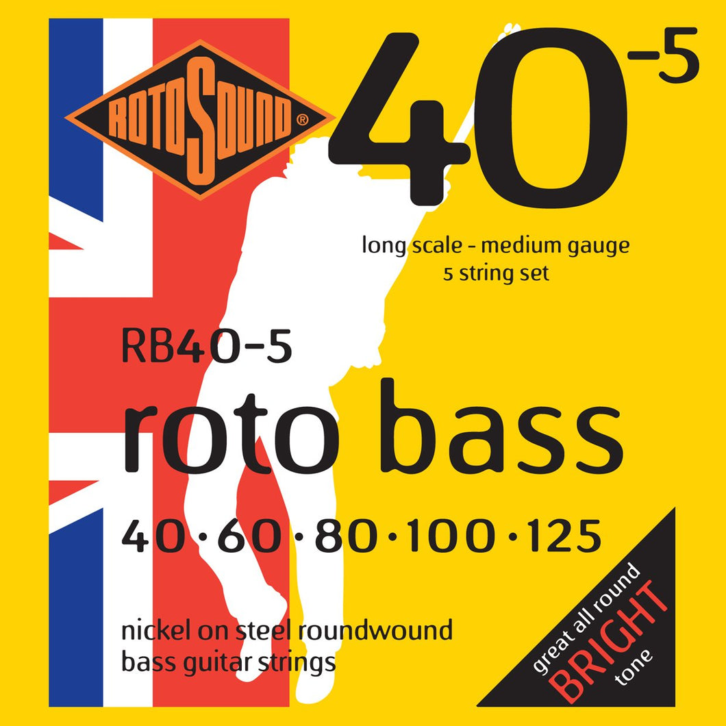 RotoSound RB405 5-Str 40-125 Bass Strings