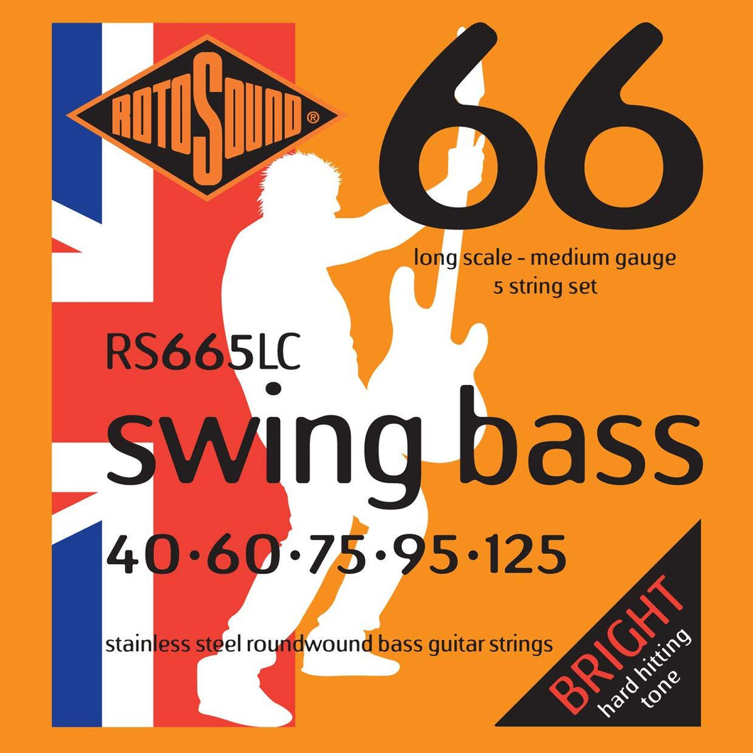 RotoSound RS665LC 5-Str Bass 40-125 Strings