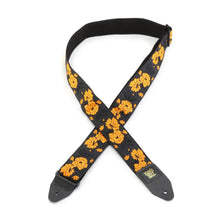 Ernie Ball 5358 Classic Jacquard Guitar Strap, Tangerine Rose
