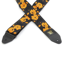 Ernie Ball 5358 Classic Jacquard Guitar Strap, Tangerine Rose