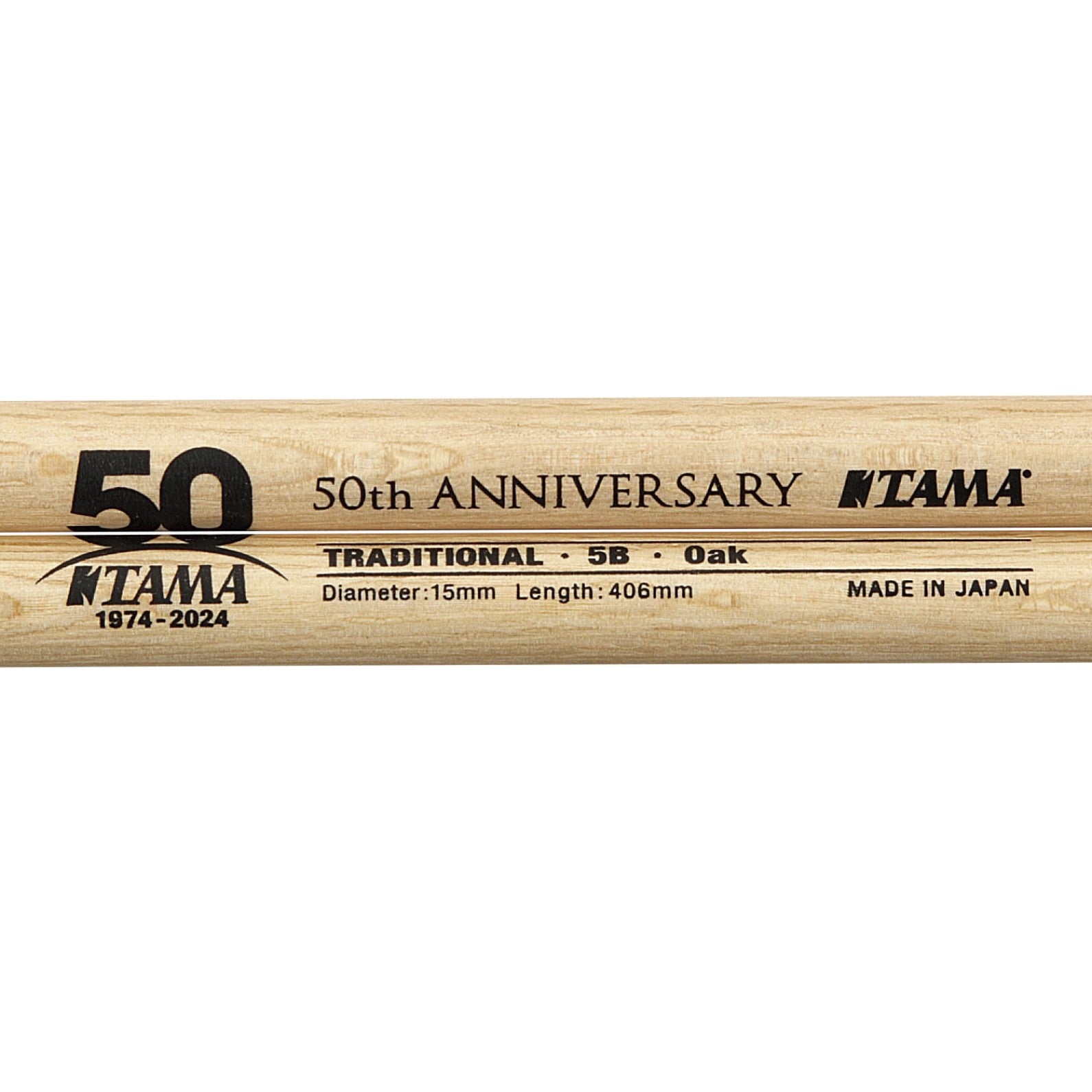 Tama 5B-50TH Anniversary Limited Edition 5B Japanese Oak Drumstick ...