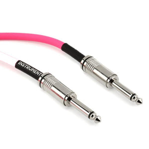 Ernie Ball EB6413 FLEX Instrument Cable 10 Ft, Pink