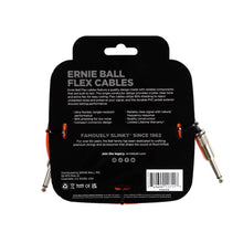 Ernie Ball EB6416 FLEX Instrument Cable 10 Ft, Orange