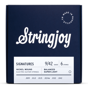 Stringjoy Signatures Electric Guitar Strings - 9/42