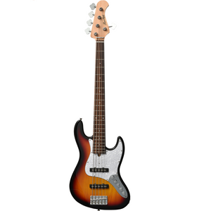 Bacchus WJB5-580/R-Act-3TS 5-String 3 Tone Sunburst Active Bass
