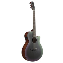 Ibanez AEG50-BAM AEG Series Grand Concert Acoustic Electric Guitar, Black Aurora Burst Matte