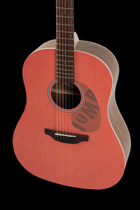 Ovation Applause AAS-69-O Acoustic Guitar Jump  Slope Shoulder Dreadnought Peach