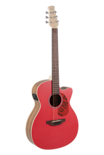 Ovation Applause AEO-69-R E-Acoustic Guitar Jump OM Cutaway Electro Lipstick