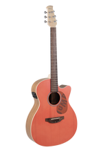 Ovation Applause AEO-69-O E-Acoustic Guitar Jump OM Cutaway Electro Peach