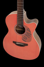 Ovation Applause AEO-69-O E-Acoustic Guitar Jump OM Cutaway Electro Peach