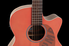 Ovation Applause AEO-69-O E-Acoustic Guitar Jump OM Cutaway Electro Peach