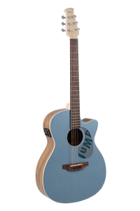 Ovation Applause AEO-69-B E-Acoustic Guitar Jump OM Cutaway Electro Lagoon