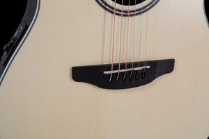 Ovation Applause AB24-4S E-Acoustic Guitar CS Mid Cutaway Natural Satin