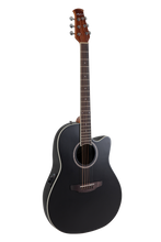 Ovation Applause AB24-5S E-Acoustic Guitar CS Mid Cutaway Black Satin