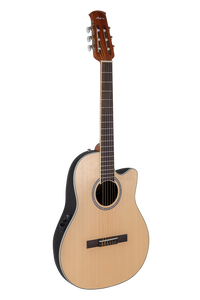 Ovation Applause AB24CS-4S E-Acoustic classical guitar Mid Cutaway Nylon Natural Satin