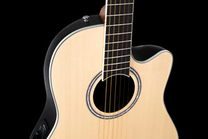 Ovation Applause AB24CS-4S E-Acoustic classical guitar Mid Cutaway Nylon Natural Satin