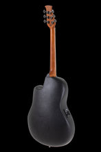 Ovation Applause AE44-5S E-Acoustic Guitar Mid Cutaway Black Satin