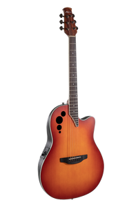 Ovation Applause AE48-1I E-Acoustic Guitar Super Shallow Cutaway Honeyburst Satin