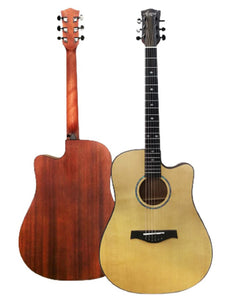 Aiersi Solid Spruce Top Acoustic Guitar – SG02SMC-41