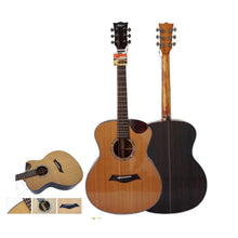 Aiersi Solid Top Acoustic Guitar SpruceRose-Bowl – SG02SRCN-40