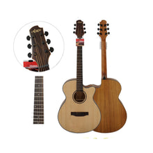 Aiersi Acoustic Guitar SpruceZeb-Moon – SG01SZC-40