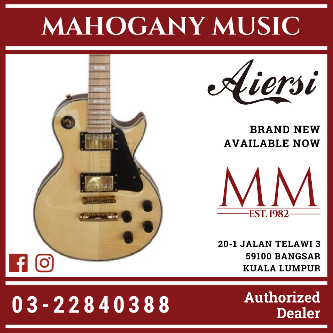 Aiersi Les Paul Custom Pro – LP26-MG  (Mahogany)  [HH]
