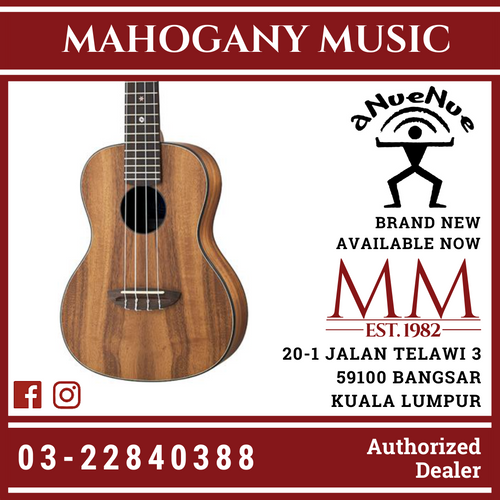 Anuenue AQUA-CK2 Classic Koa II Concert Ukulele