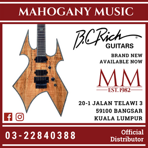 B.C Rich Warbeast Extreme Exotic Spalted Maple With Floyd Rose