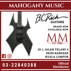 B.C Rich Warbeast Extreme Matte Black With Floyd Rose