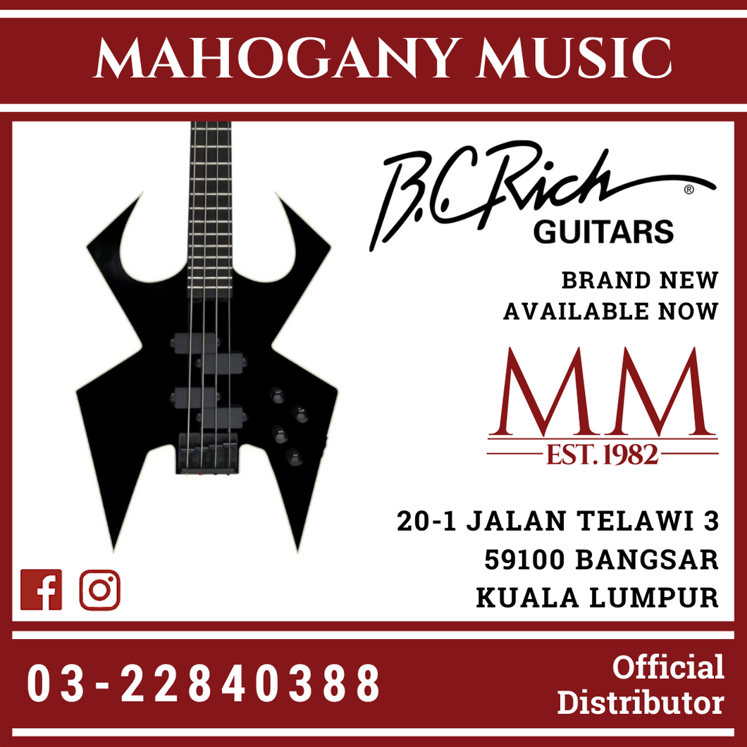 B.C Rich Widow Legacy 4 Black Bass Guitar