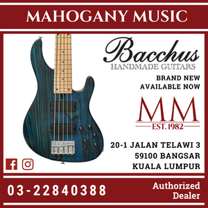 Bacchus 5-String Active Bass TF5-STD-ASH BLU/OIL -(Maple) [Crafted in Japan]