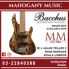 Bacchus TF5-STD-ASH NA-BN-(Maple) Ash Natural 5-String Active Bass [Crafted in Japan]