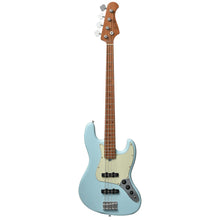 Bacchus BJB-1-RSM/M-PTL-SOB Universe Series Roasted Maple Electric Bass, Pastel Sonic Blue