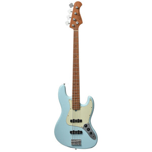 Bacchus BJB-1-RSM/M-PTL-SOB Universe Series Roasted Maple Electric Bass, Pastel Sonic Blue
