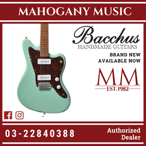 Bacchus BJM-1RSM/M-SFG Universe Series Roasted Maple Electric Guitar, Sea Foam Green