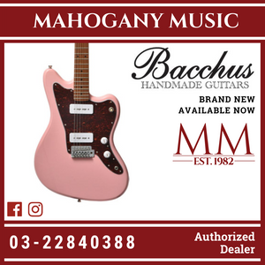 Bacchus BJM-1RSM/M-SLPK Universe Series Roasted Maple Electric Guitar, Shell Pink