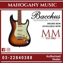 Bacchus BST-1-RSM/M-3TS Universe Series Roasted Maple Electric Guitar, 3 Tone Sunburst