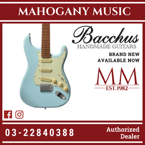 Bacchus BST-1-RSM/M-PTL-SOB Universe Series Roasted Maple Electric Guitar, Pastel Sonic Blue