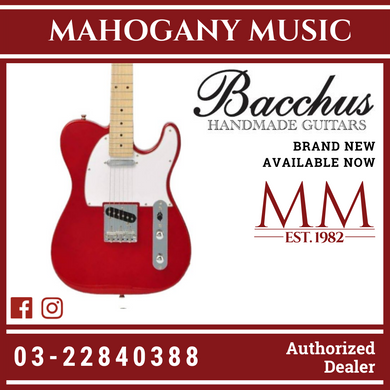 Bacchus BST-1M-CAR Universe Series Electric Guitar, Candy Apple Red